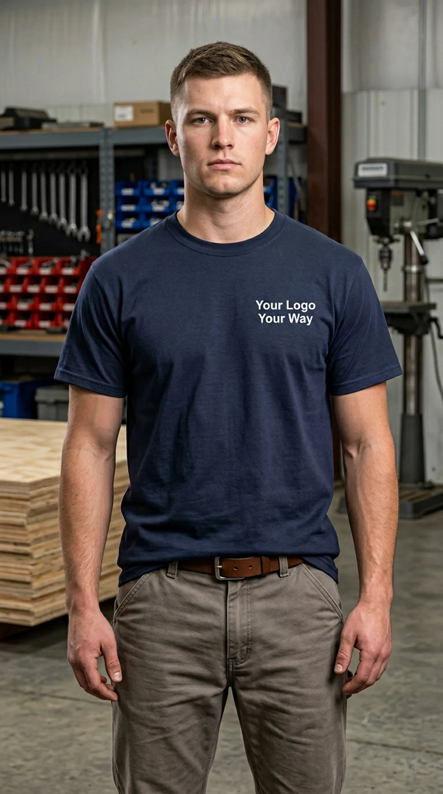 Unisex DryBlend® T-Shirt - 8000 - Dark Navy / S