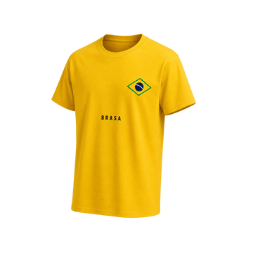 Budget PromotionBrazil Minimalist Unisex T-Shirt — Custom Printed — Budget Promotion
