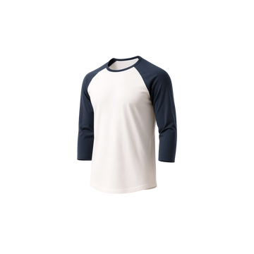 SanmarATC™ EUROSPUN® RING SPUN BASEBALL TEE. ATC0822 — Custom Printed — Budget Promotion