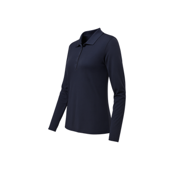S&SWomen's Performance Long Sleeve Piqué Polo - 78192 — Custom Printed — Budget Promotion