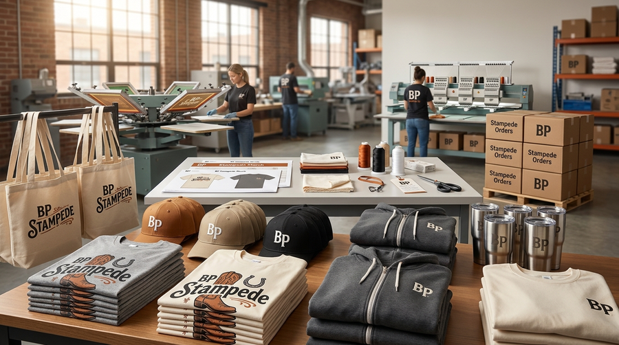 Bulk Custom Apparel for Calgary Stampede