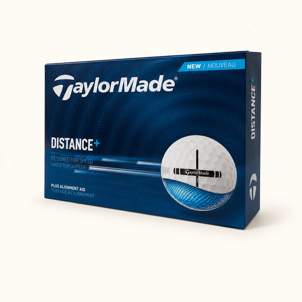 Budget PromotionTaylorMade - Distance + New - White - V9948501 — Custom Printed — Budget Promotion