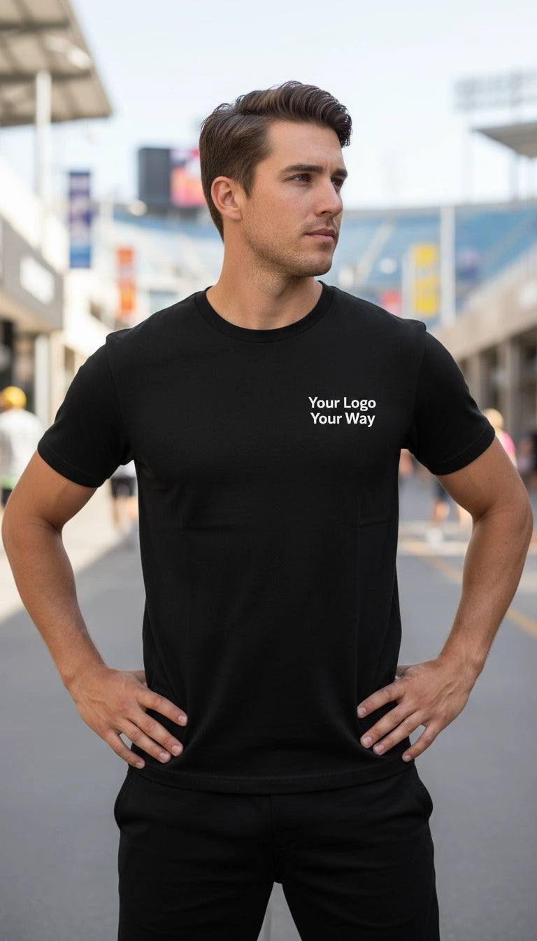 Jersey Tee - 3001 - Black / XS