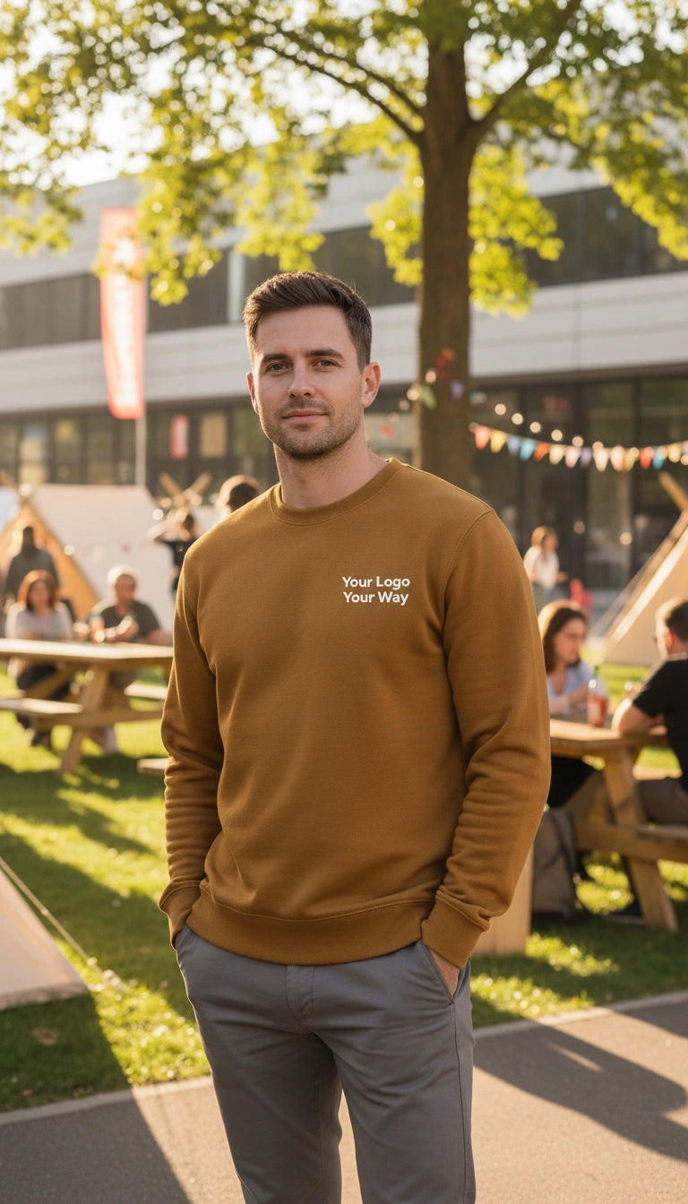 ATC™ EVERYDAY FLEECE CREWNECK SWEATSHIRT. ATCF2400 - Caramel / S