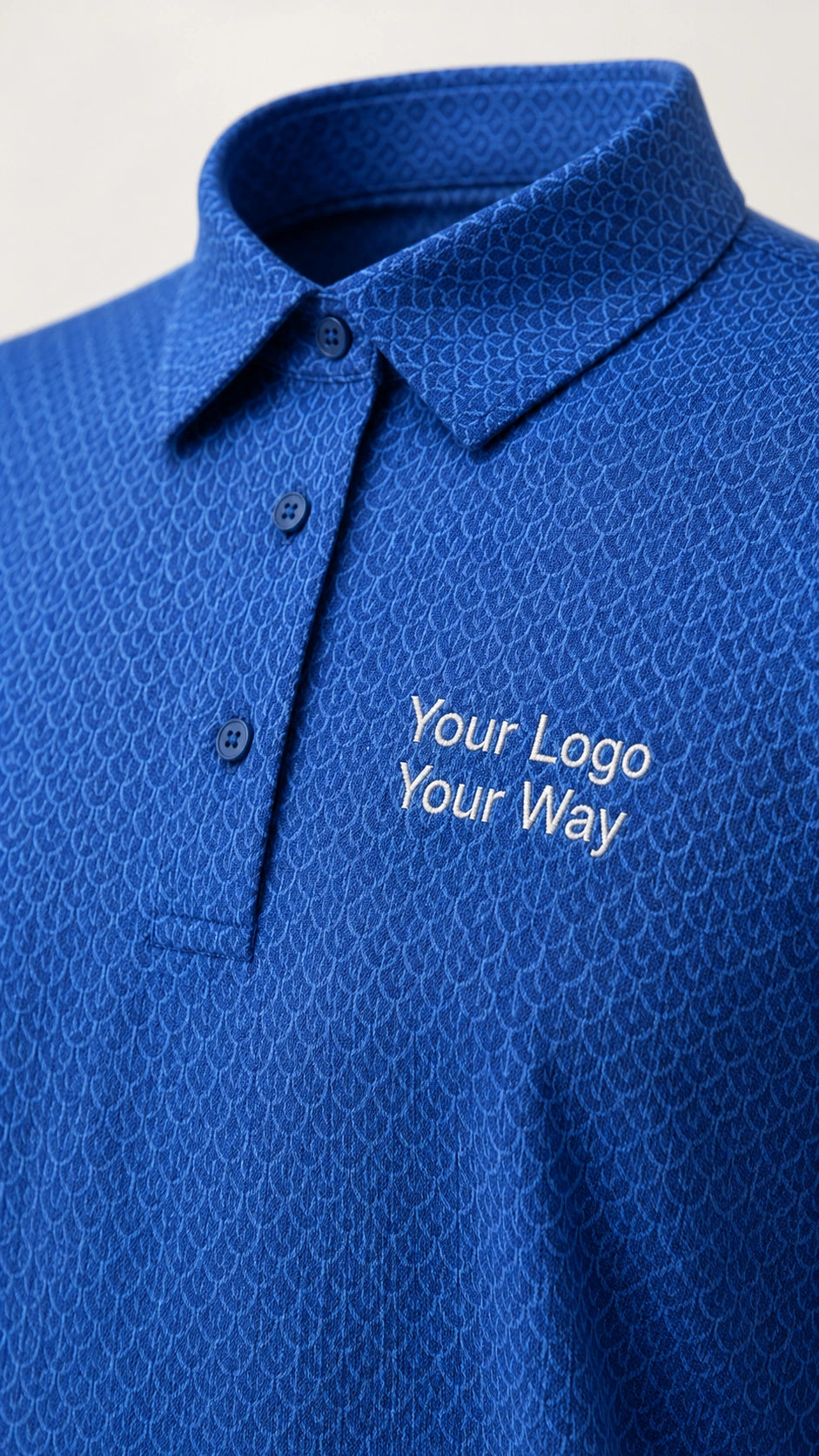 CALLAWAY ALL-OVER STITCHED CHEV POLO. CGM794 image 3