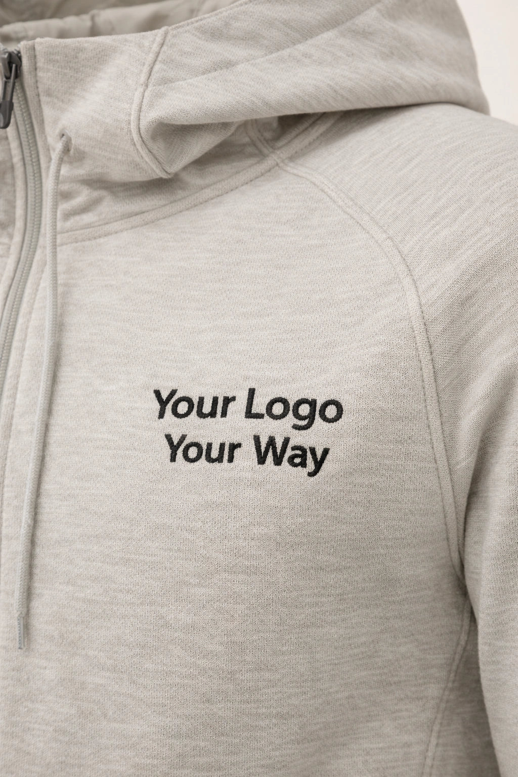 DRYFRAME® DRY TECH WATER RESISTANT FLEECE FULL ZIP HOODED JACKET. DF7655 image 3