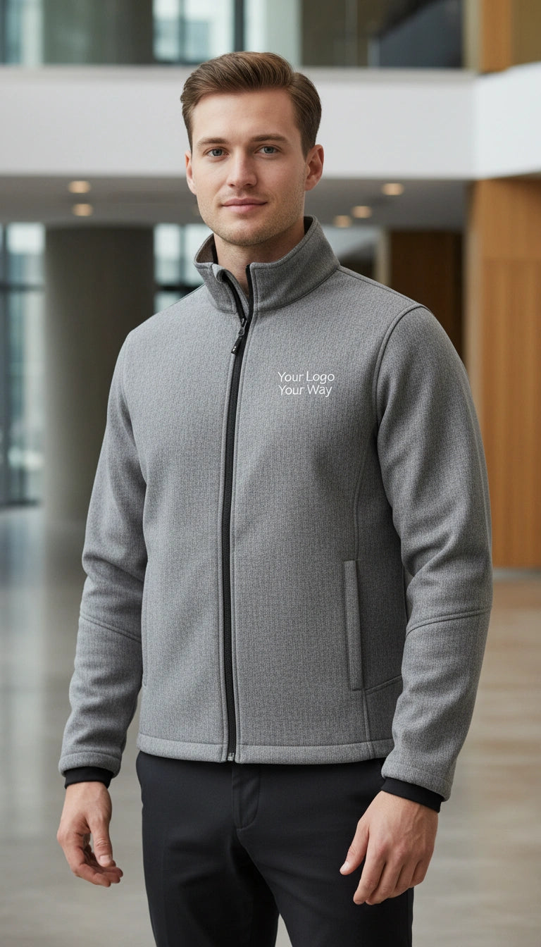 COAL HARBOUR® PREMIER WATER REPELLENT SOFT SHELL JACKET. J0760 - Gravel / S