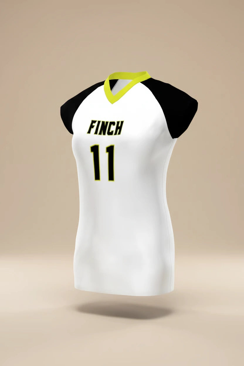 Ladies FreeStyle Sublimated Cap Sleeve Volleyball Jersey image 2