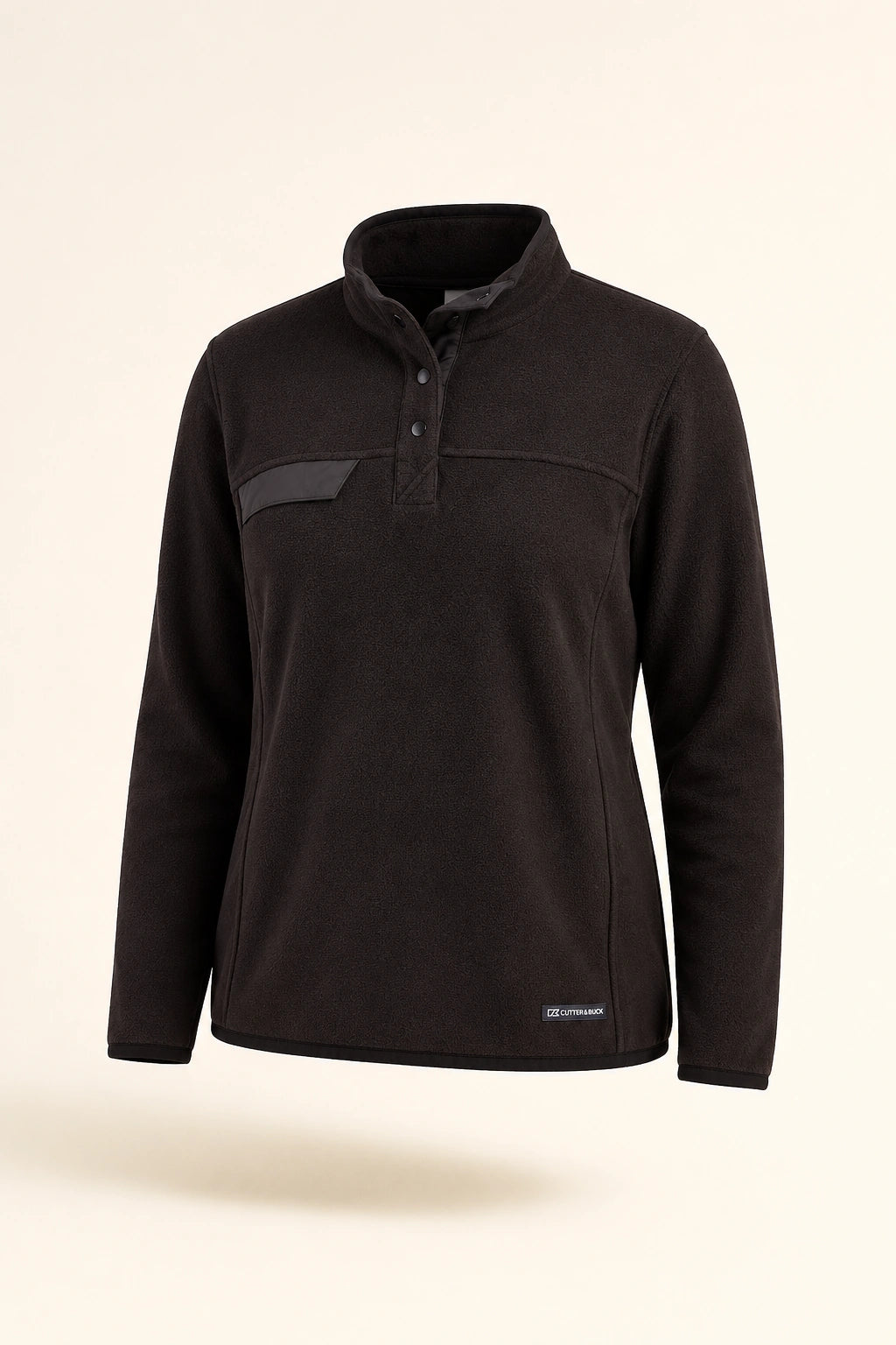 Woodland Fleece Womens Snap Pullover Jacket - LCO00087 image 2