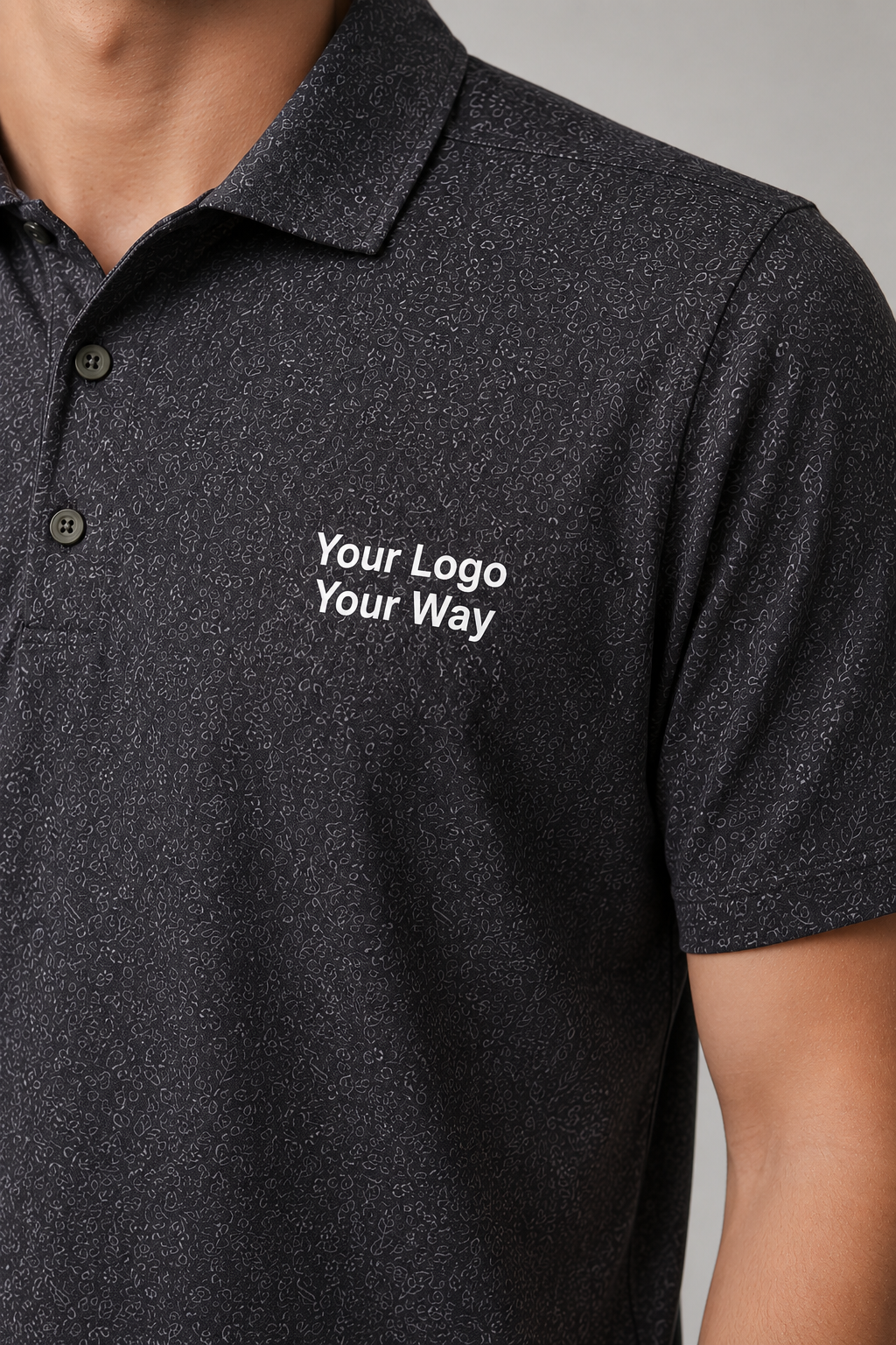 Pike Fern Print Mens Polo - MCK01391 image 3