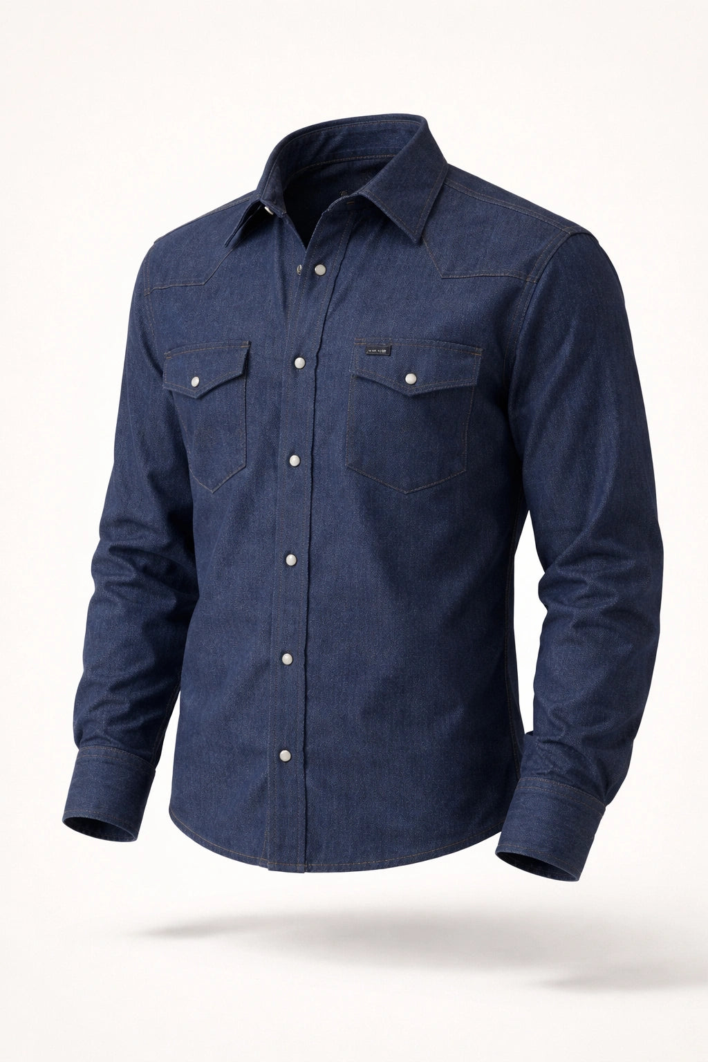 Wrangler Indigo Denim Men's Shirt image 2