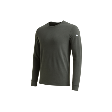 SanmarNIKE Dri-FIT COTTON/POLY LONG SLEEVE TEE - NKBQ5230 — Custom Printed — Budget Promotion