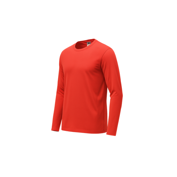 Adult Men Performance Long Sleeve Crewneck T-Shirt S05937