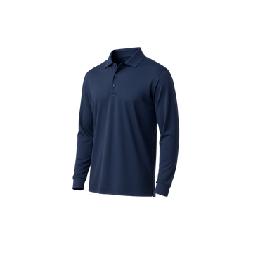 SanmarCOAL HARBOUR® LONG SLEEVE POLO. S365LS — Custom Printed — Budget Promotion
