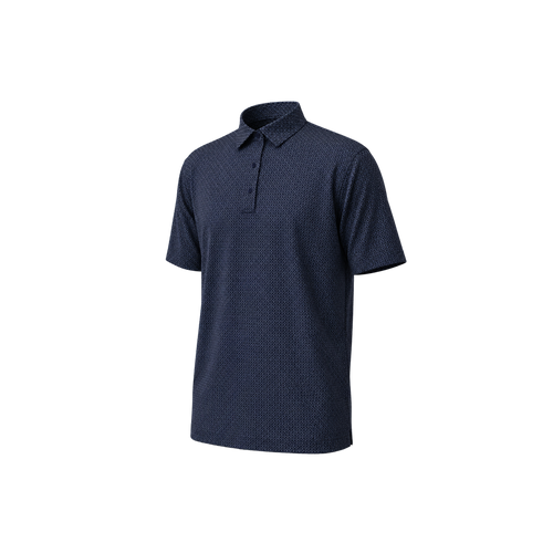 Budget PromotionCALLAWAY ALL-OVER STITCHED CHEV POLO. CGM794 Peacoat Navy / S — Custom Printed — Budget Promotion