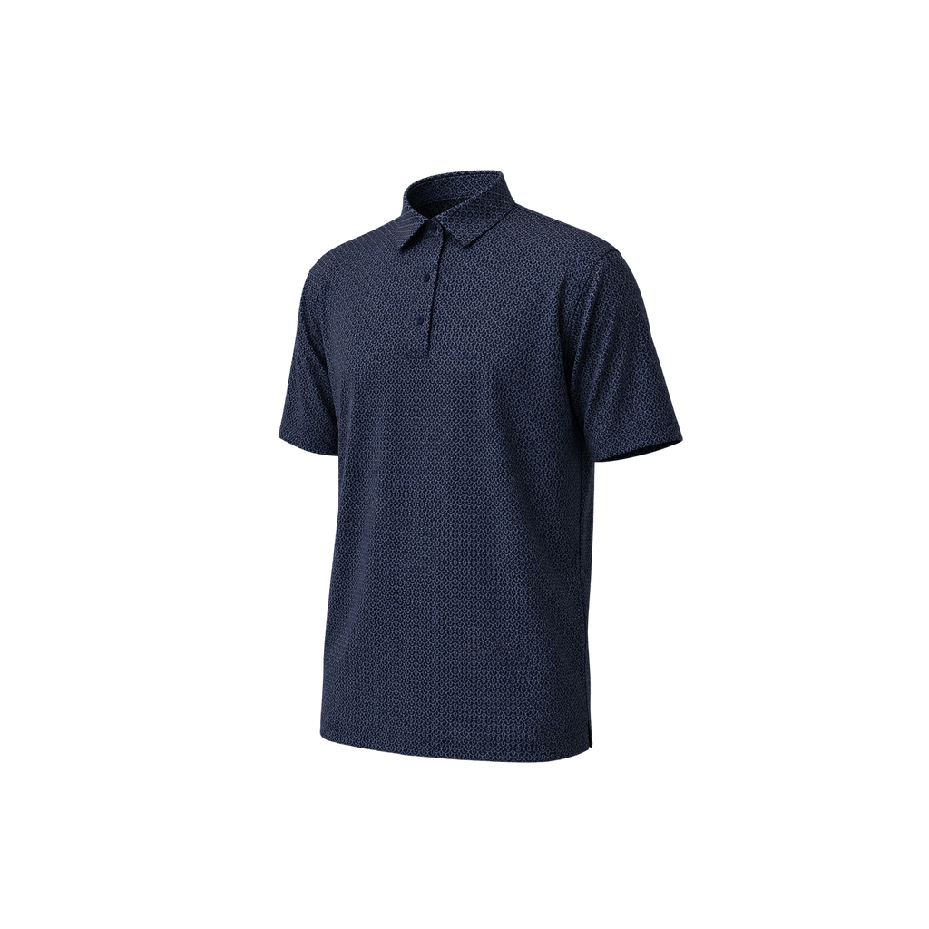 CALLAWAY ALL-OVER STITCHED CHEV POLO. CGM794 image 1