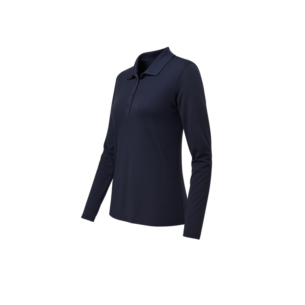 Women's Pinnacle Performance Long Sleeve Piqué Polo - 78192 image 3
