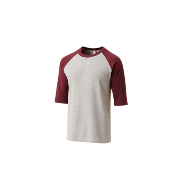 SanmarATC™ EUROSPUN® RING SPUN BASEBALL TEE. ATC0822Y — Custom Printed — Budget Promotion