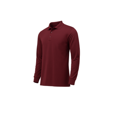 S&SMen's Performance Long Sleeve Piqué Polo - 88192 — Custom Printed — Budget Promotion