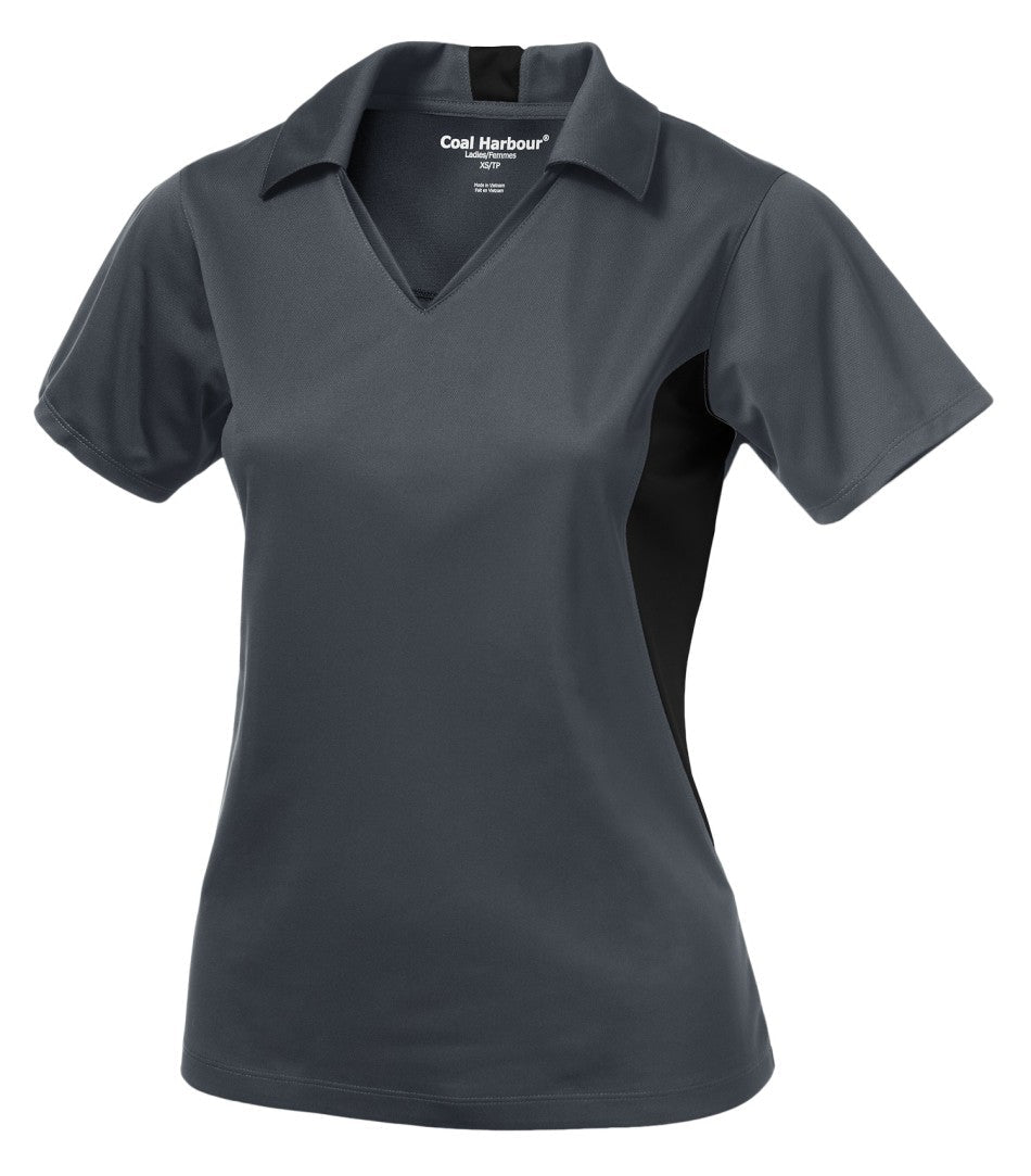 Coal Harbour L4001 Snag Resistant Colour Block Ladies' Sport Shirt 
