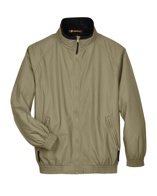 Harriton Adult Fleece-Lined Nylon Jacket - M740